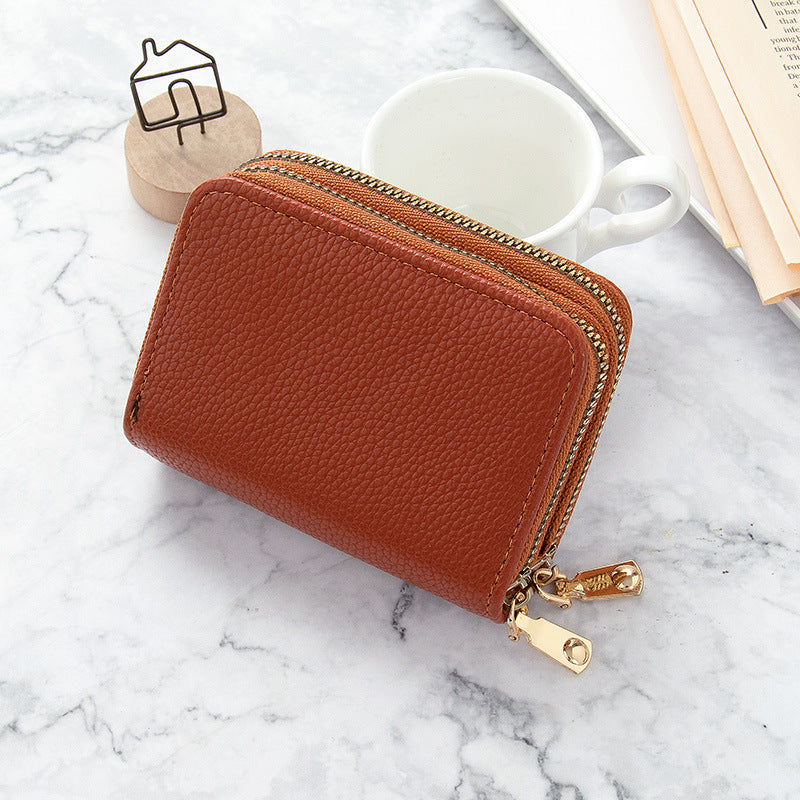 Women's Style Short Simple Solid Color Multiple Ladies Wallets