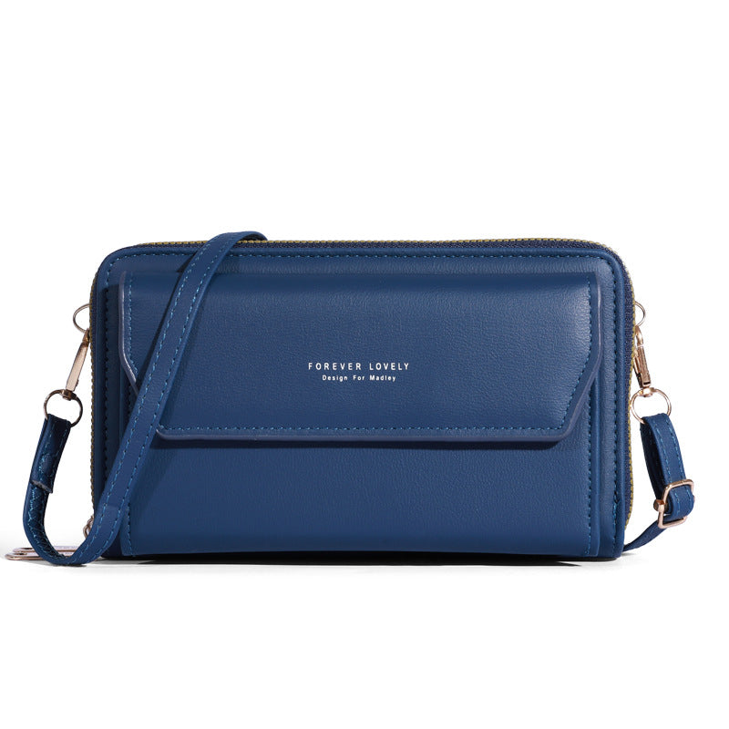 Women's Korean Large Capacity Mobile Long Clutch Phone Bags