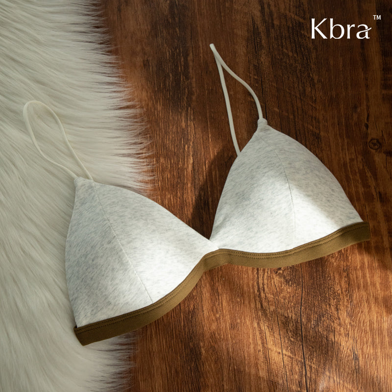 Minimalist Wind Spaghetti Strap Triangle Cup Beauty Back Lingerie Sets