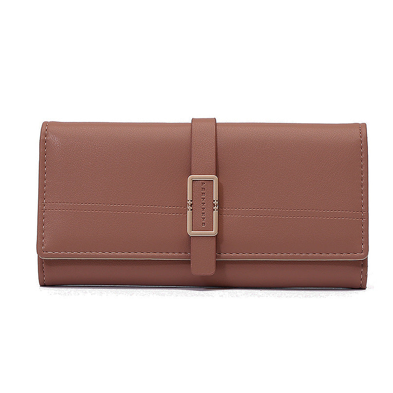 Women's Leather Long Soft Surface Simple Fresh Super Ladies Wallet