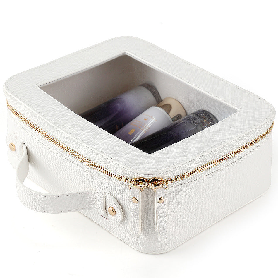 Transparent Essential Wash Large Capacity Storage Makeup Bag