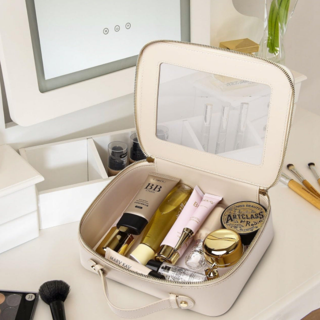 Transparent Essential Wash Large Capacity Storage Makeup Bag