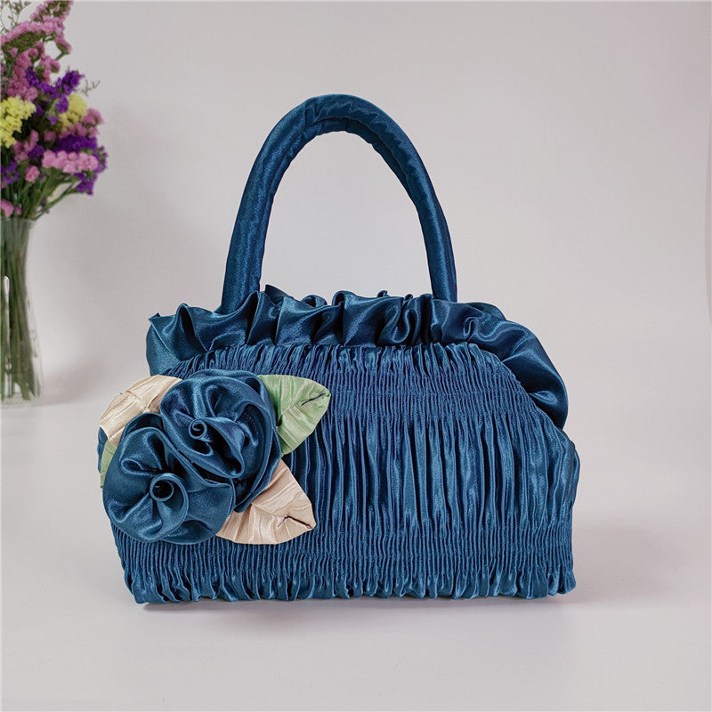 Korean Exquisite Handmade Flower Mother Sweet Handbags