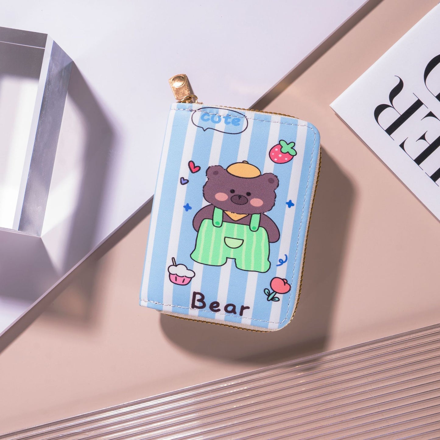 Style Cute Creative Mini Expanding Large Capacity Multiple Slots Coin Purses