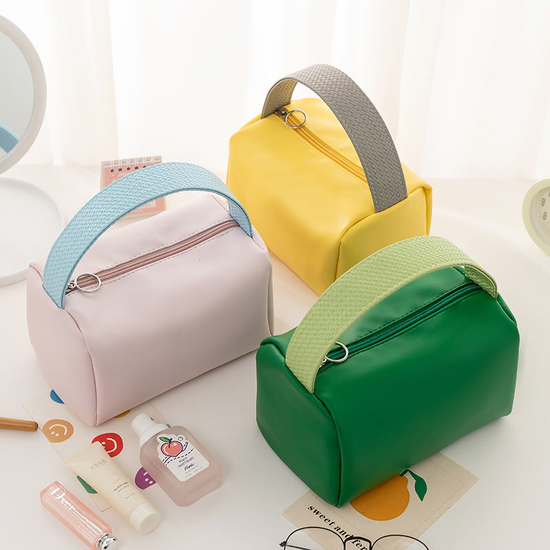 Hand Gift Storage Leather Large Capacity Makeup Bag