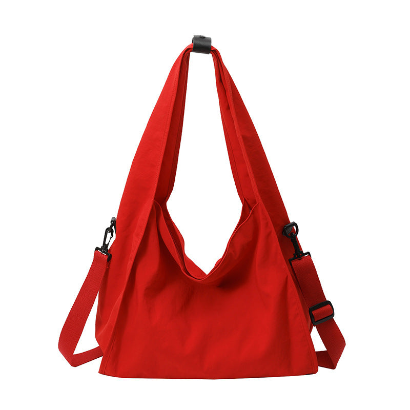 Creative Charming Korean Minimalist Solid-color Cloth Women's Shoulder Bag