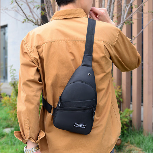 Men's New Slouchy Classy Oxford Cloth Men's Chest Bags
