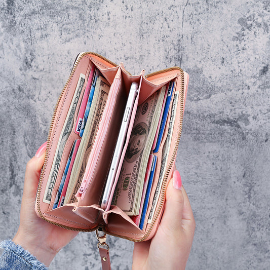 Women's Korean Stitching Contrast Color Tassel Wild Ladies Wallets