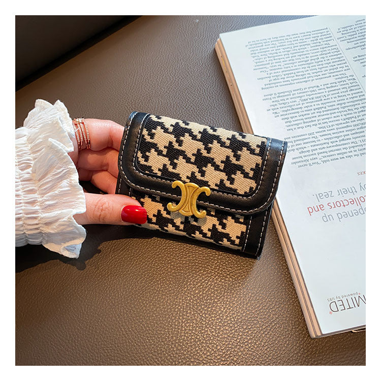 Female And Multiple Slots Exquisite Large Capacity Card Holder