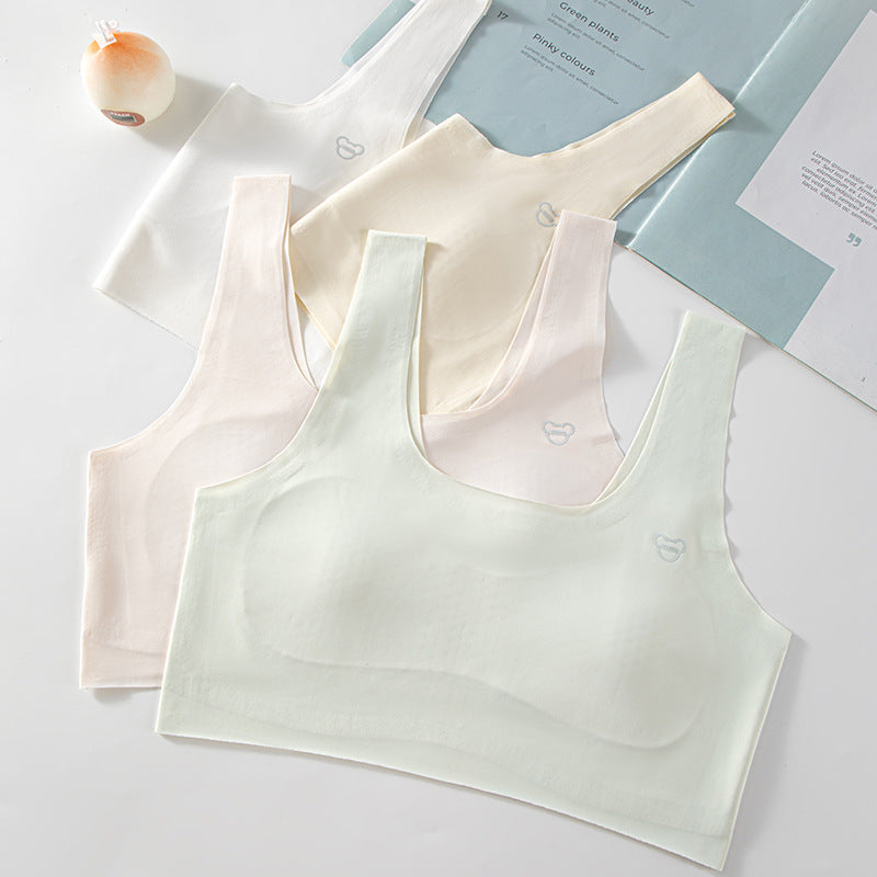 Children's Puberty Fixing Cup Middle School High Elastic Comfortable Bras