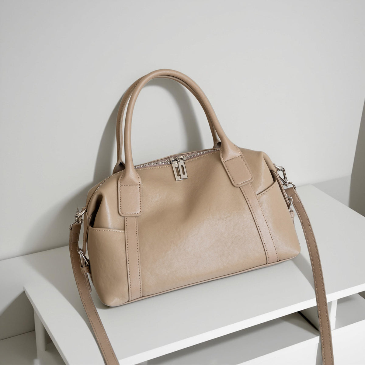Women's Genuine Leather Simple Fashion Large Capacity Women's Shoulder Bag