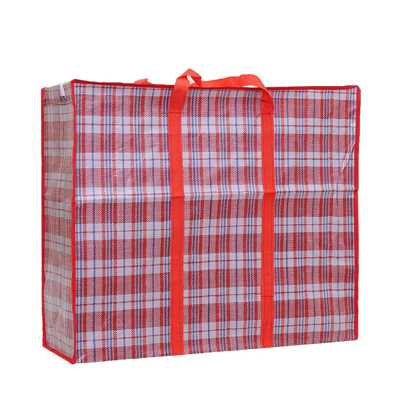Plaid Moving Extra Large Thickened Packing Travel Bags