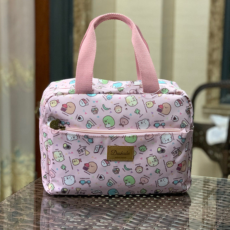 Korean Thick Waterproof Large Capacity Lunch Box Bags