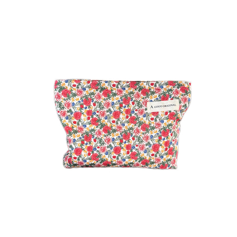 Women's Cosmetics Storage Jacquard Texture Liner Medium Makeup Bag