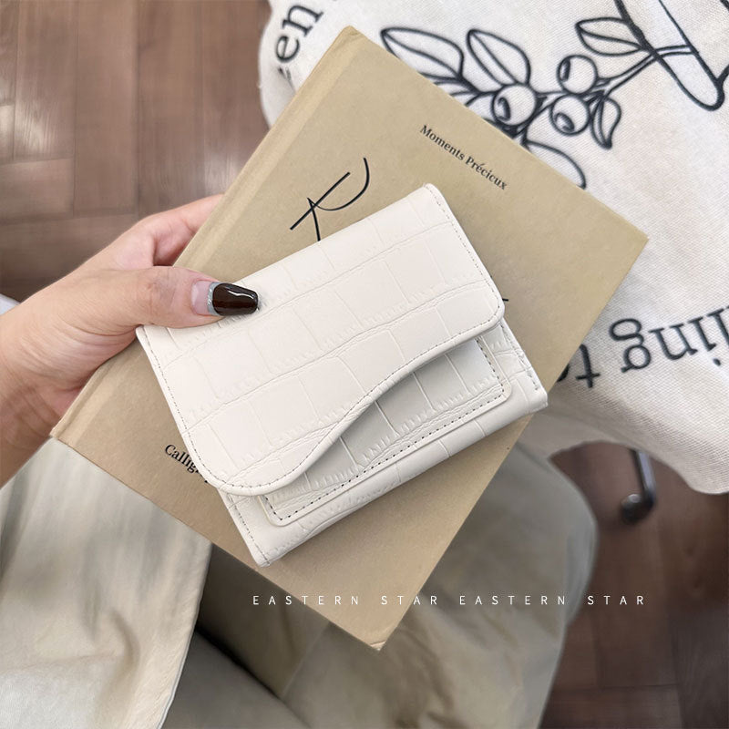 Women's Beautiful Korean Short Chic Zipper Ladies Wallets