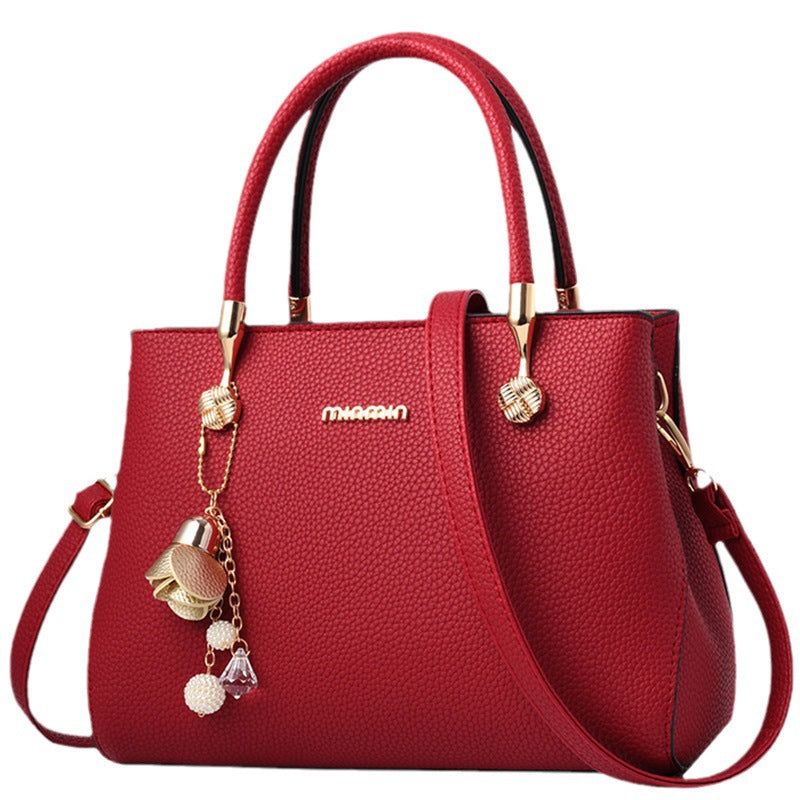 Women's Korean Style Versatile Generous Fashion Large Handbags