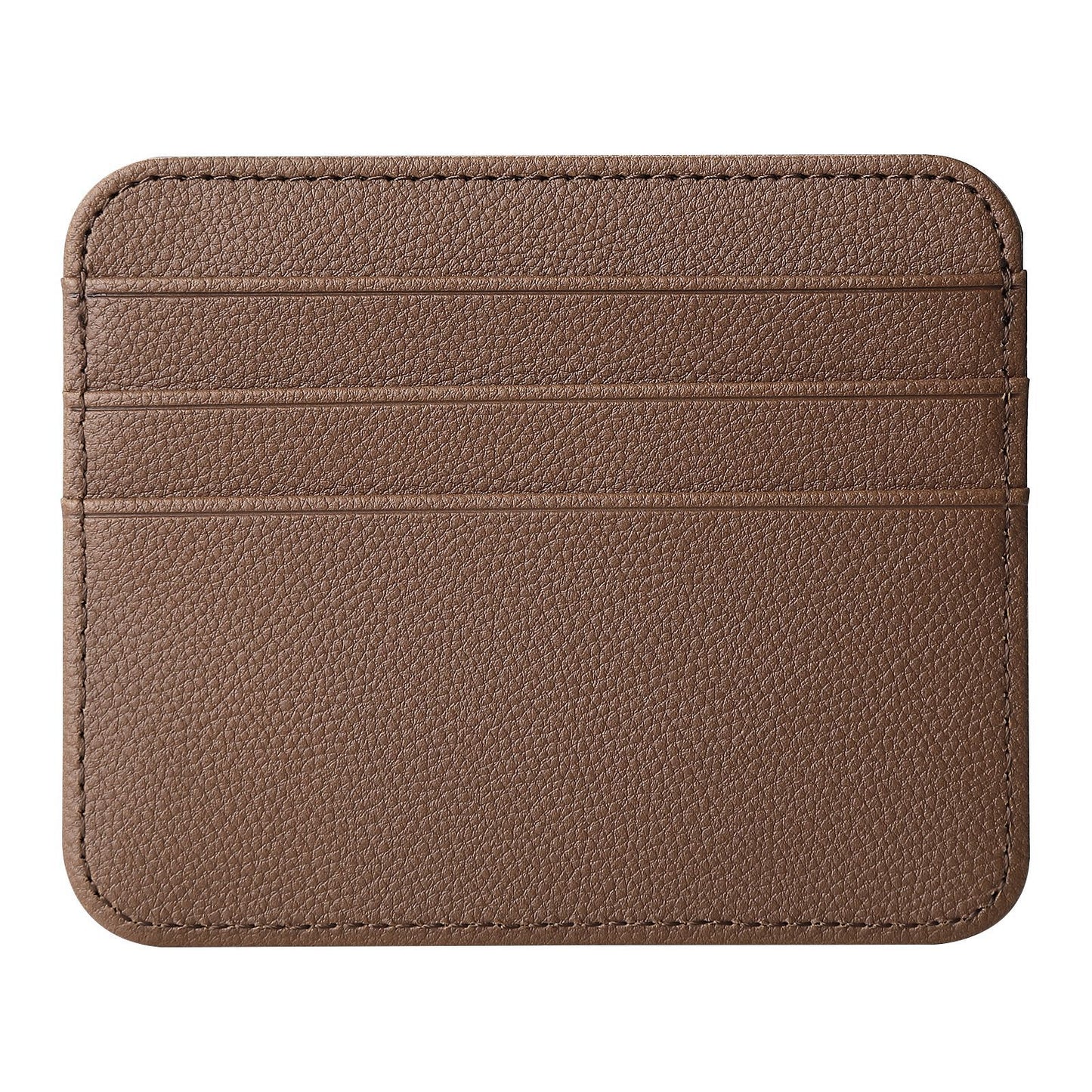 Double-sided Large Capacity Multiple Slots Leather Card Holder