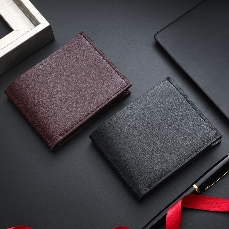 Classy Men's Leather Short Fashion Male Men's Wallets