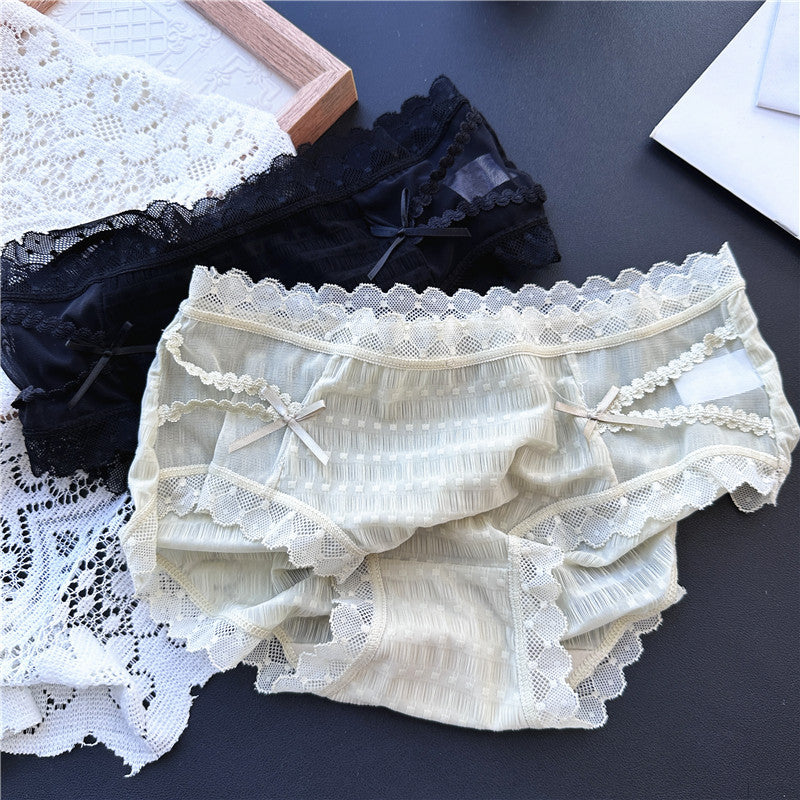 Women's Jin Sea Salt Cute Sexy Inspirational Ice Silk Panties