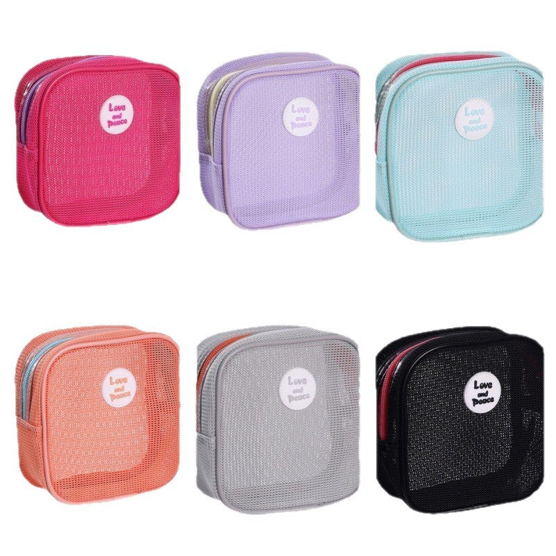 Mesh Wash Convenient Storage Beach Portable Makeup Bag
