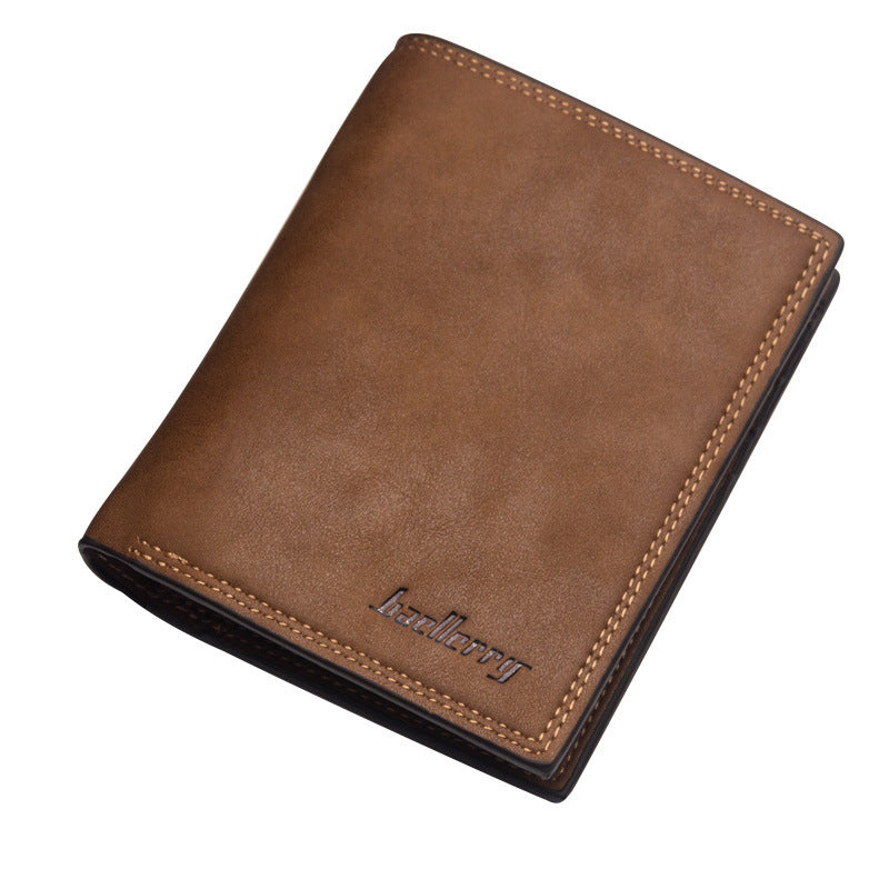 Men's Short Korean Style Horizontal Simple Soft Men's Wallet