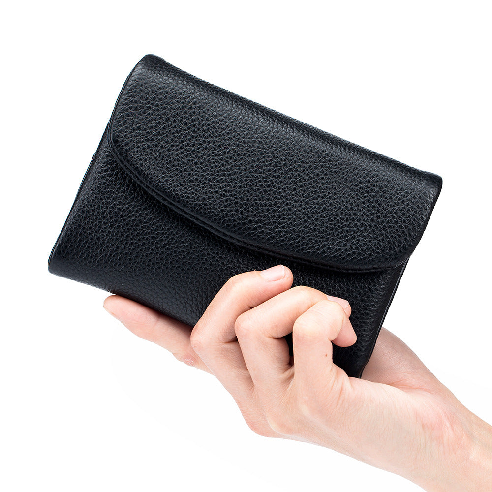 Women's Chic Soft Textured Clutch Large Capacity Ladies Wallets