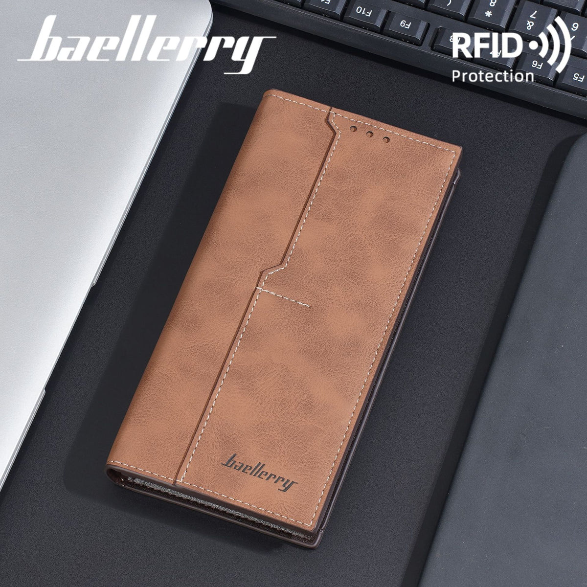 Men's Multiple Slots Credit Swiping High Sense Thin Men's Wallet