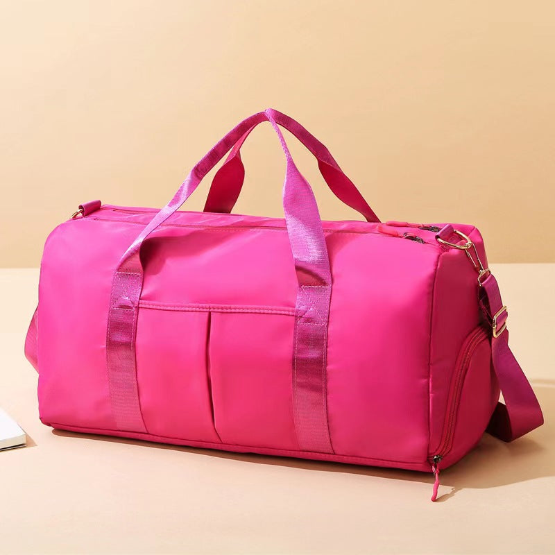 Women's Dry Separation Shoe Position Portable Large Travel Bags