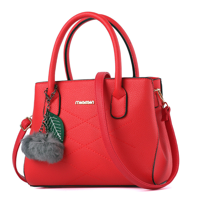 Women's Korean Style Large Elegant Mother Simple Handbags