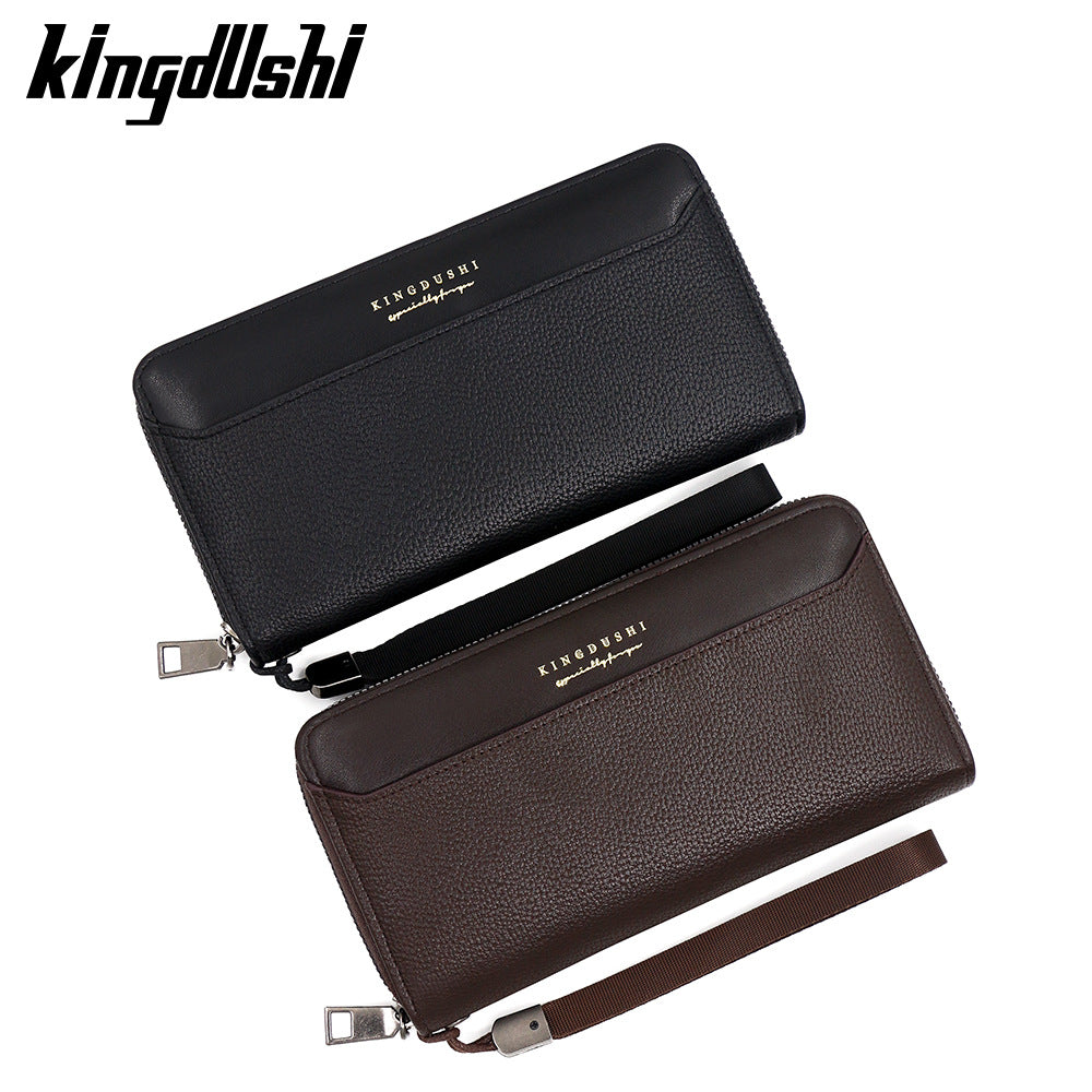Men's Korean Style Fashion Long Single Pull Chain Men's Wallet
