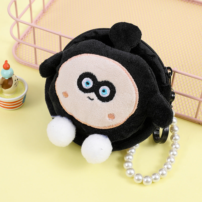 Trendy Cartoon Egg Cute Pendant Prize Coin Purses
