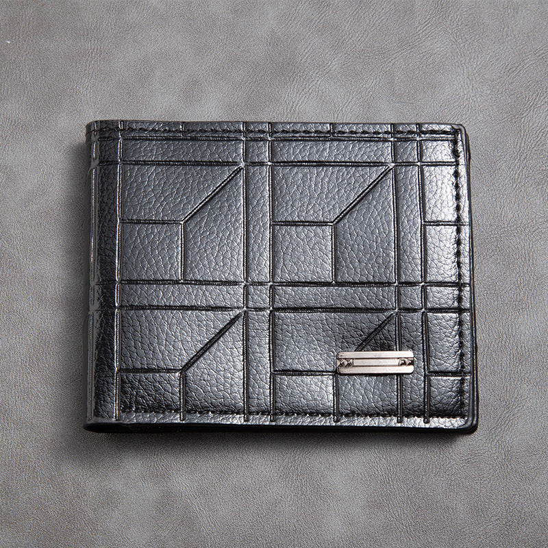 Men's Thin Retro Business Leisure Trendy Unique Men's Wallets