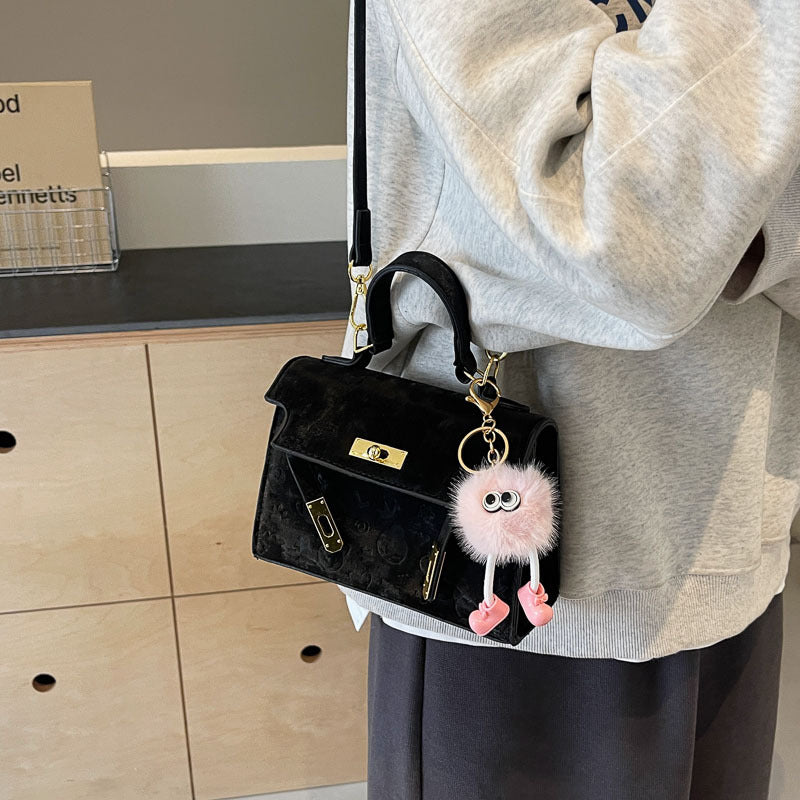 Women's Korean Style Spring Fashion Embossing Kelly Women's Messenger Bag