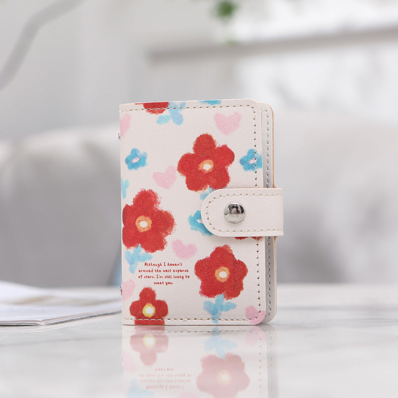 Printing Pattern Slot Letter Of Credit Card Holder