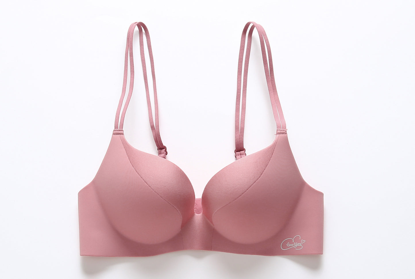 Women's One-piece Seamless Wireless Glossy Underwear Push-up Everyday Bras