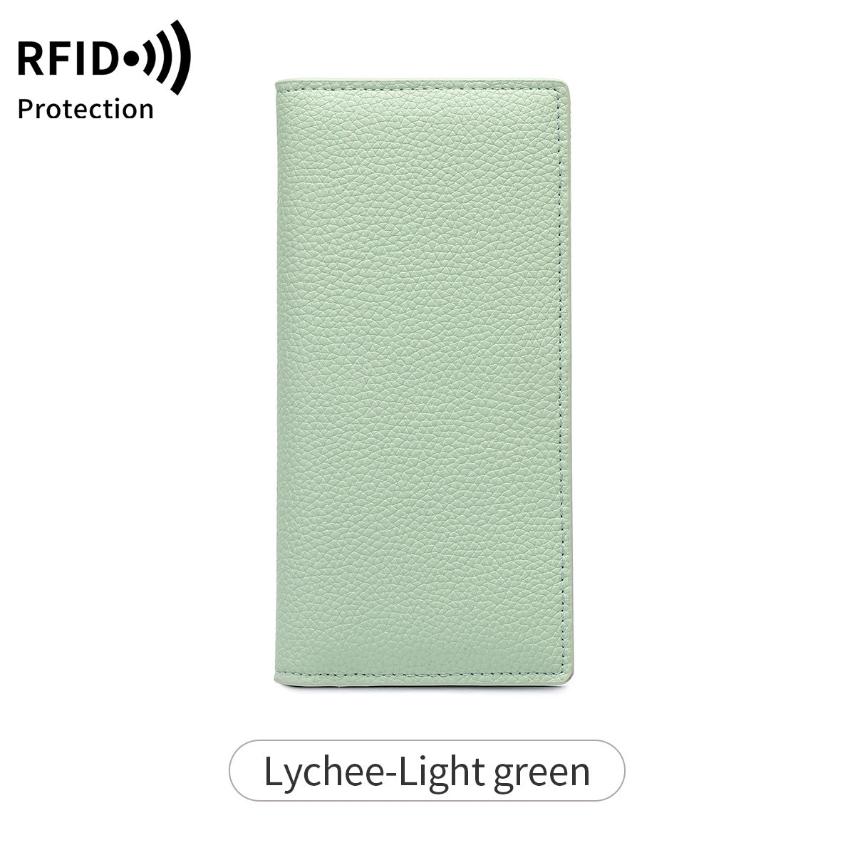 Women's Long Simple Solid Color Credit Multifunctional Card Holder