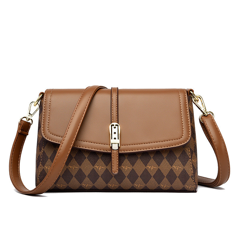 Trendy Comfortable Women's Charming Contrast Color Shoulder Bags