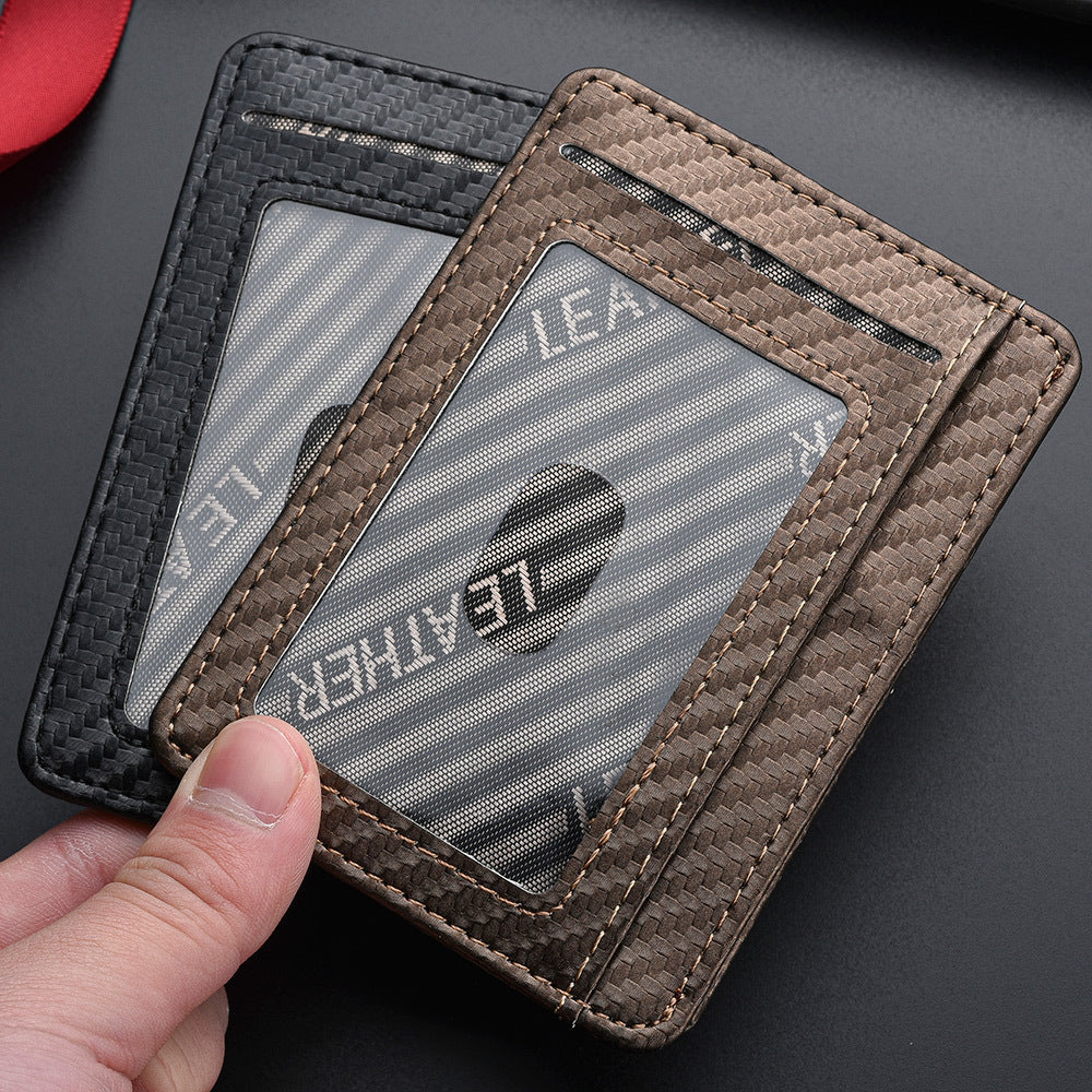 Men's Versatile Charming Cool Bank Short Card Holder