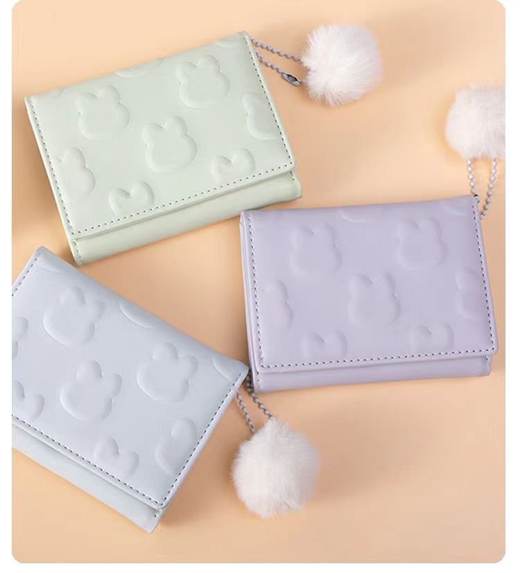 Women's Korean Rabbit Fresh Sweet Beautiful Coin Purses