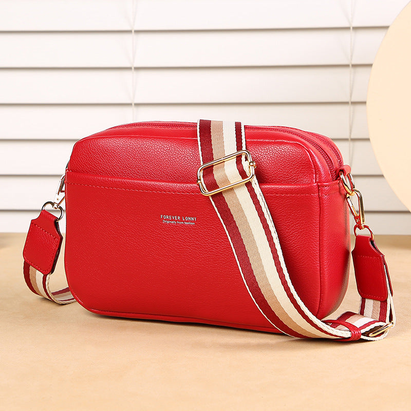 Versatile Women's Durable Trendy Solid Color Phone Bags