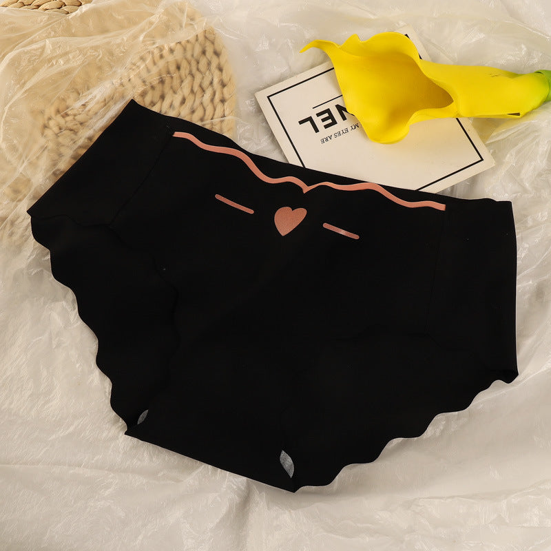 Women's Ice Silk Seamless Pants Cute Cool Panties