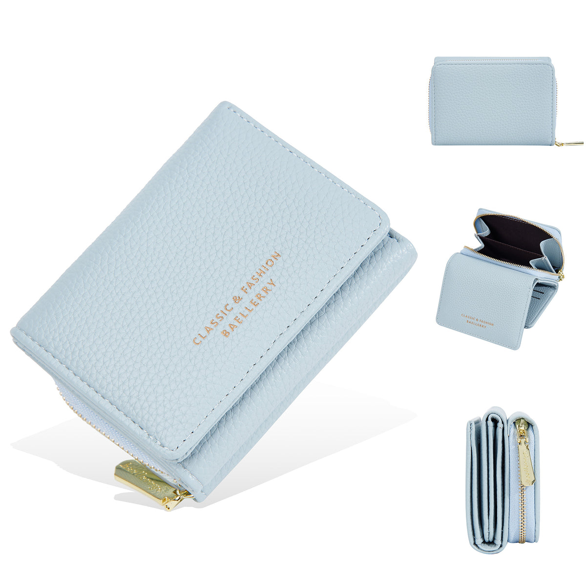 Women's Three Fold High Sense Multiple Slots Ladies Wallet