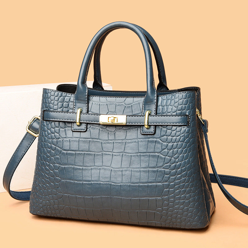 Women's Trendy Glamorous Stone Pattern Elegant Handbags