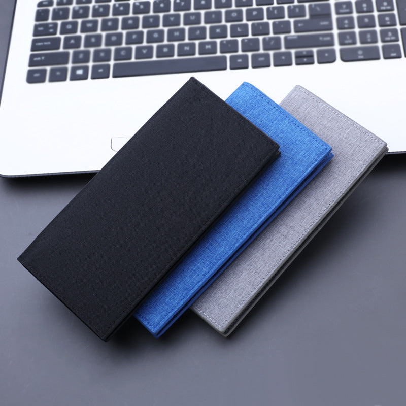 Men's Trendy Long Canvas Oxford Cloth Men's Wallets