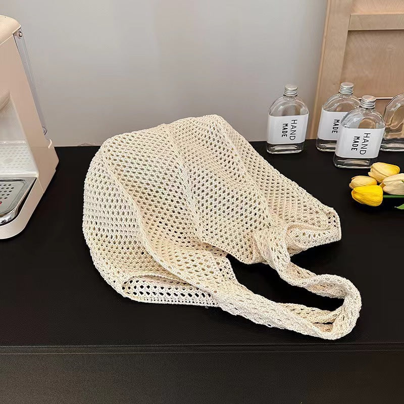 Summer Large Capacity Woven Underarm Female Seaside Leisure Bags