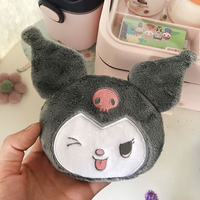 Plush Headset Cable Buggy Storage Cute Purses