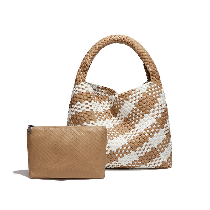 Women's Hand-woven Fashion Portable Korean Style Large Capacity Women's Shoulder Bag