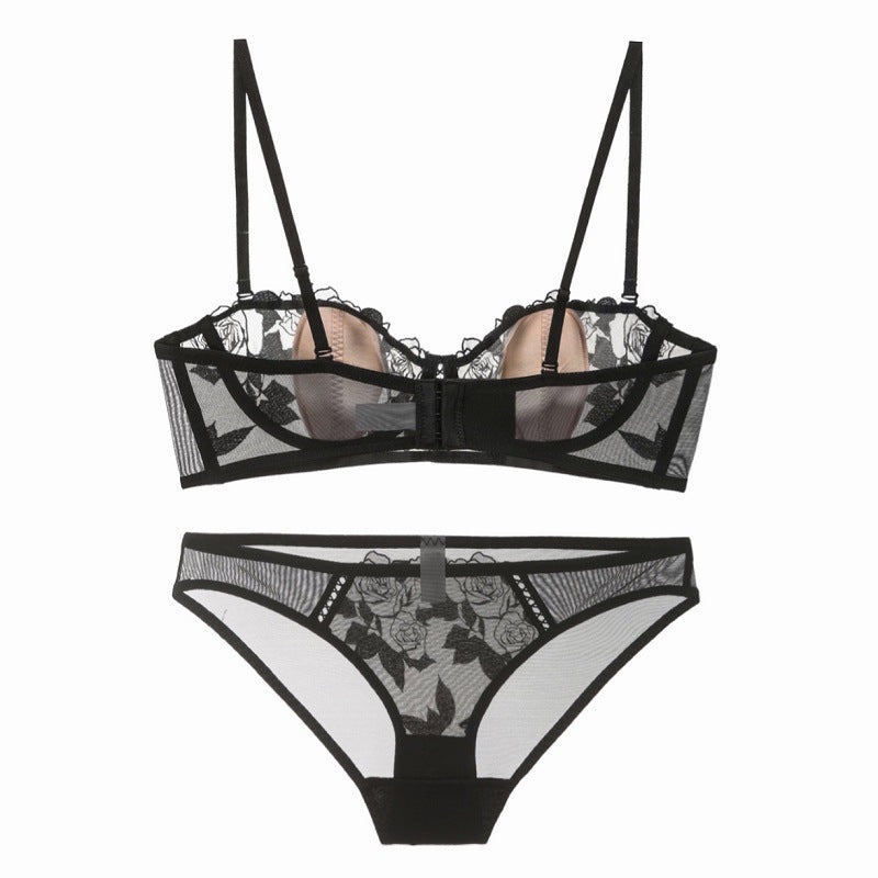 Lady Large Boob Concealing Soft Steel Lingerie Sets