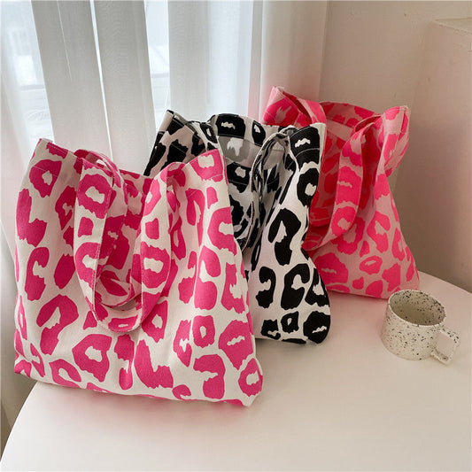 Women's Canvas Fashion Easy Matching Western Style Shoulder Bags