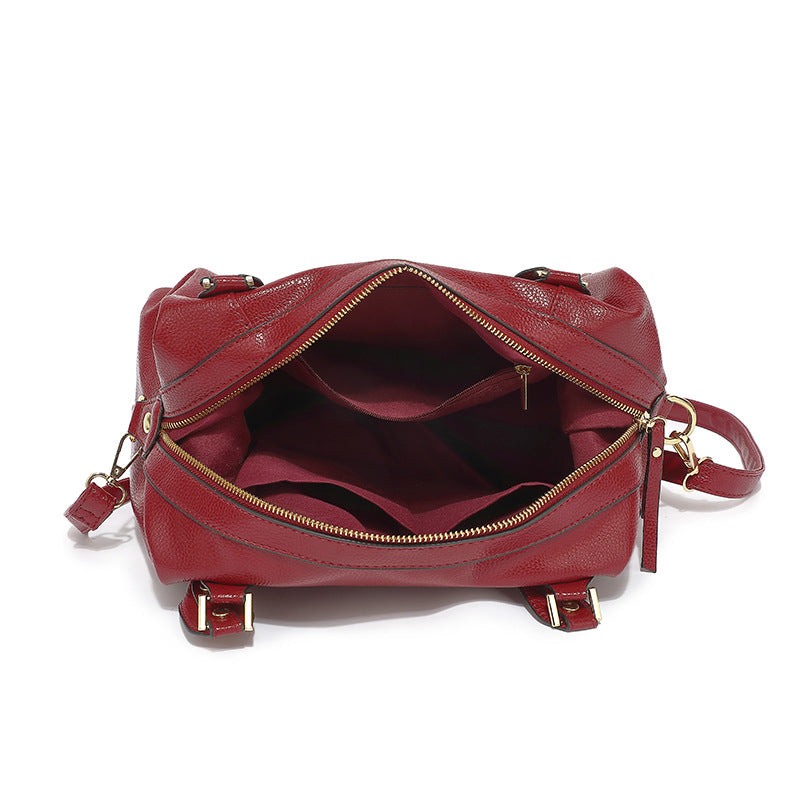 Women's Trendy Fashion Boston Portable Pillow Women's Shoulder Bag